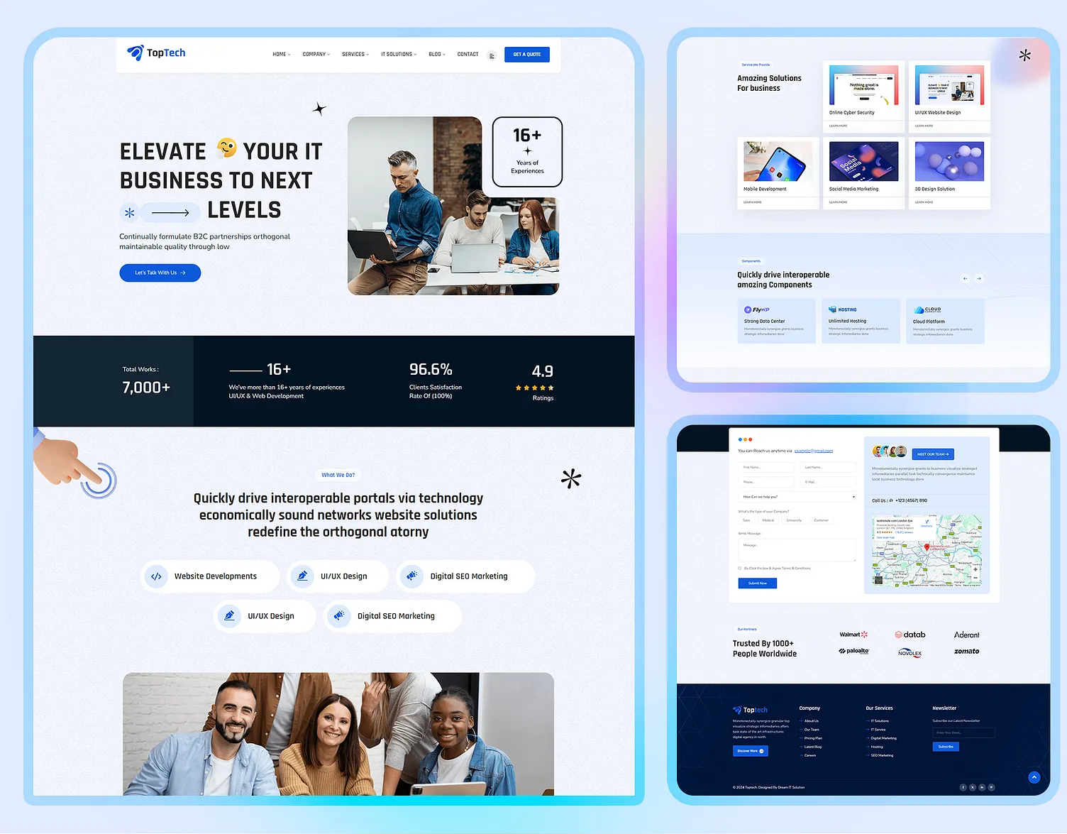 Website planning session with content structure and UX flow mapping